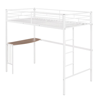 Bunk Bed With Desk, Ladder And Quality Slats For Bedroom - The Sleep Loft - Online Mattress Showroom NYC