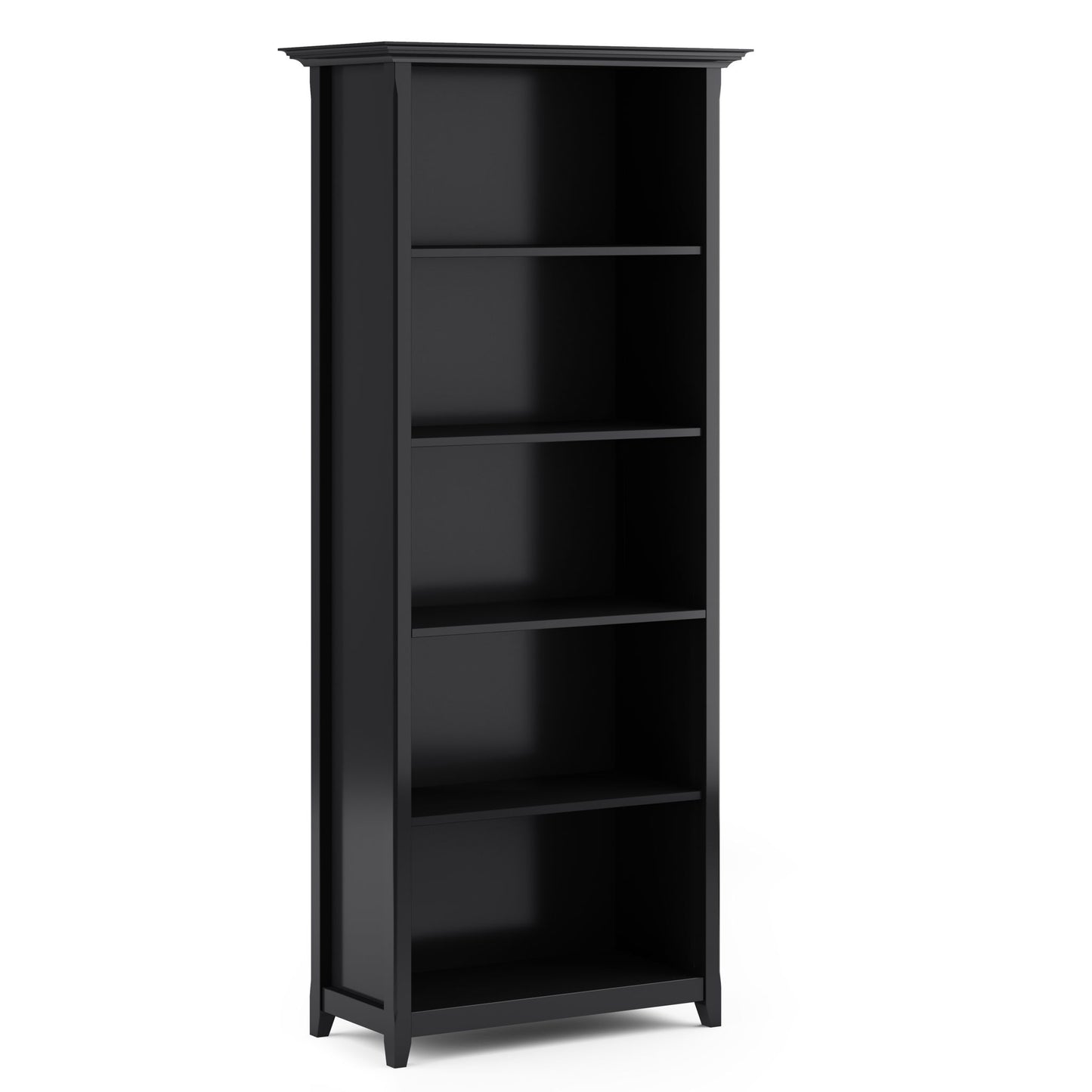 Amherst - 5 Shelf Bookcase, Handcrafted - The Sleep Loft - Online Mattress Showroom NYC