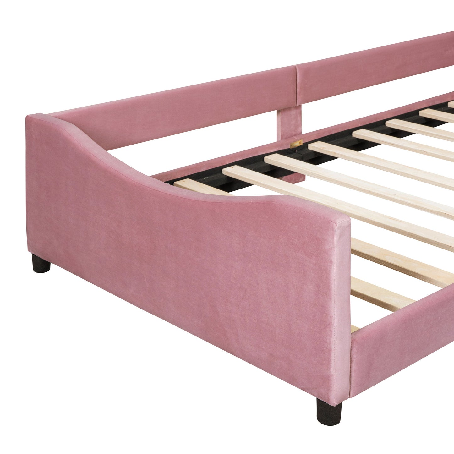 Upholstered Daybed With Rabbit Ear Shaped Headboard - The Sleep Loft - Online Mattress Showroom NYC