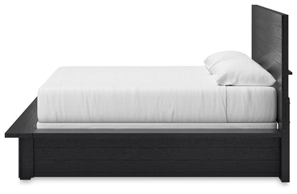 Londer - King Panel Bed - Black - The Sleep Loft - Online Mattress Showroom NYC