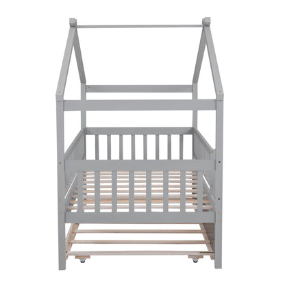 Creativity House Bed With Twin Size Trundle - The Sleep Loft - Online Mattress Showroom NYC