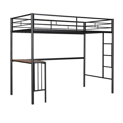 Bunk Bed With Desk, Ladder And Quality Slats For Bedroom - The Sleep Loft - Online Mattress Showroom NYC