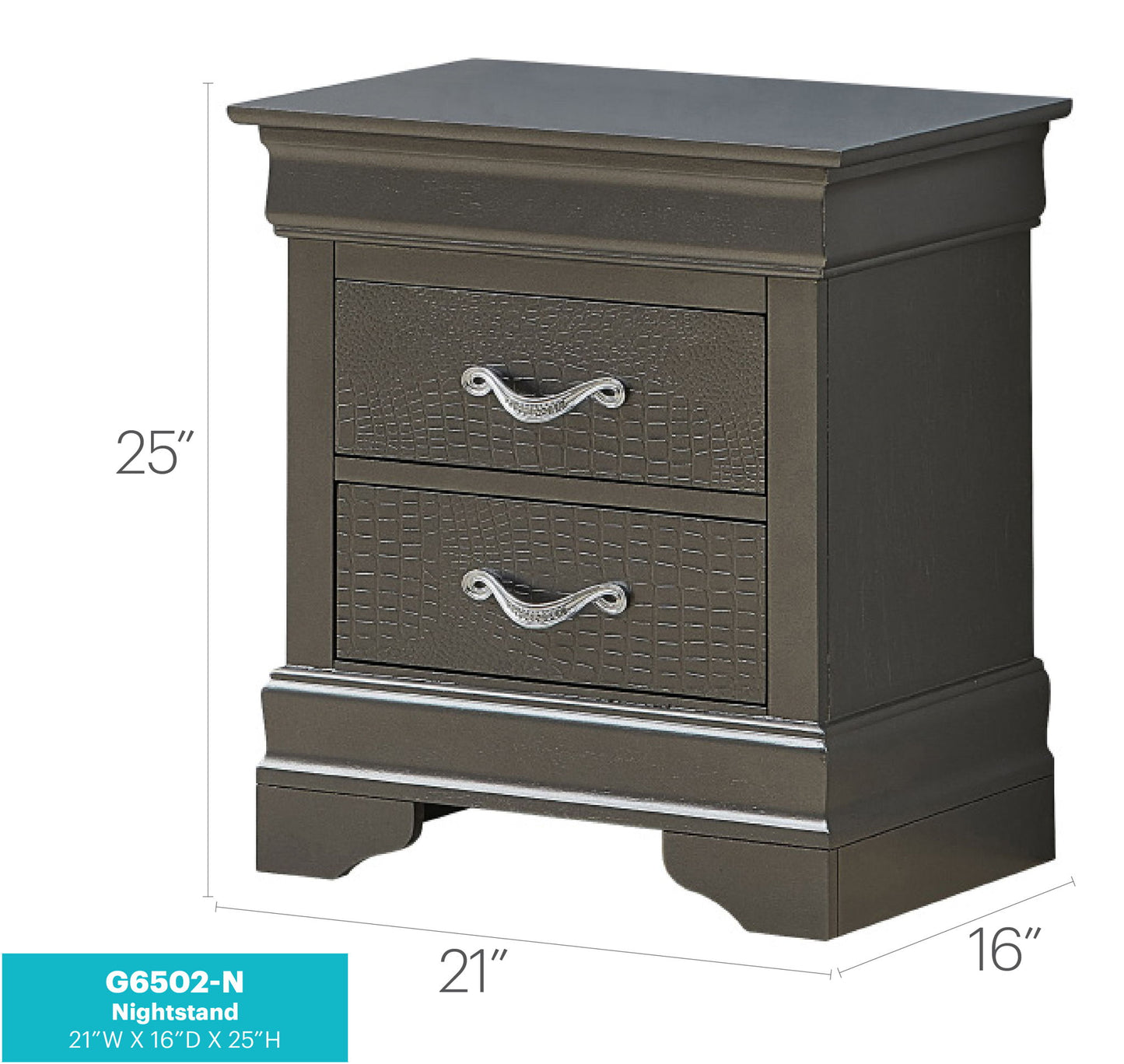 Decorative Accents Nightstand - The Sleep Loft - Online Mattress Showroom NYC