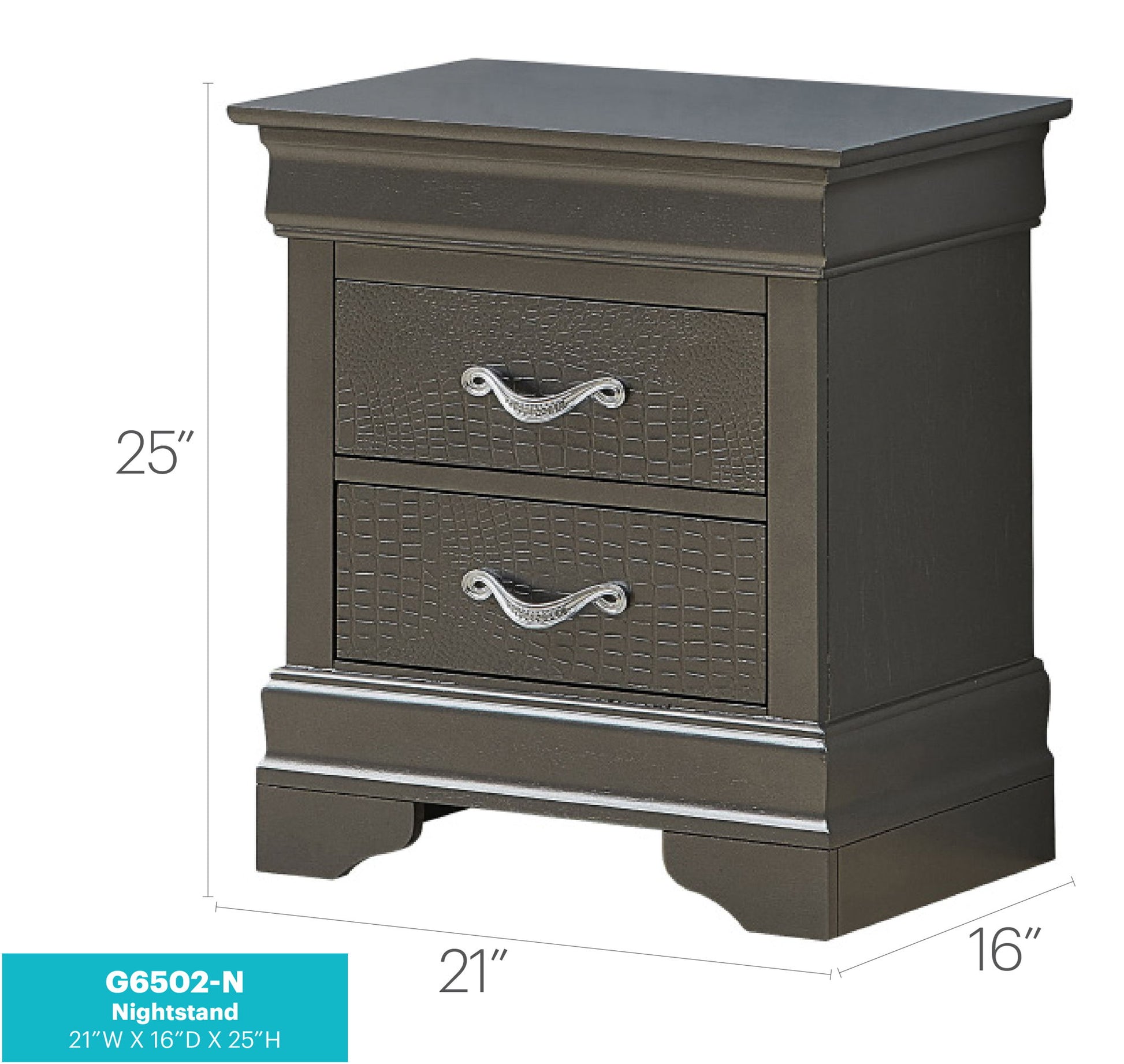 Decorative Accents Nightstand - The Sleep Loft - Online Mattress Showroom NYC