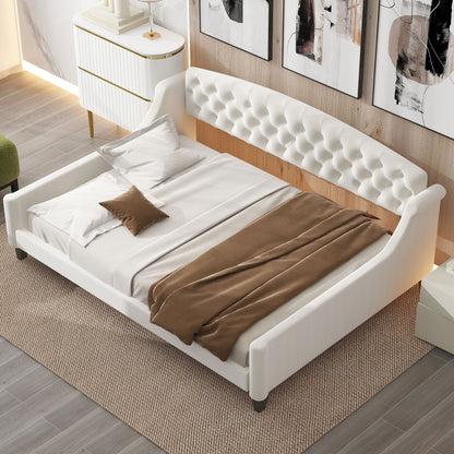 Modern Tufted Button Daybed - The Sleep Loft - Online Mattress Showroom NYC