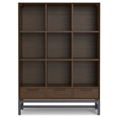 Banting - 9 Cube Bookcase With Drawers - Walnut Brown - The Sleep Loft - Online Mattress Showroom NYC