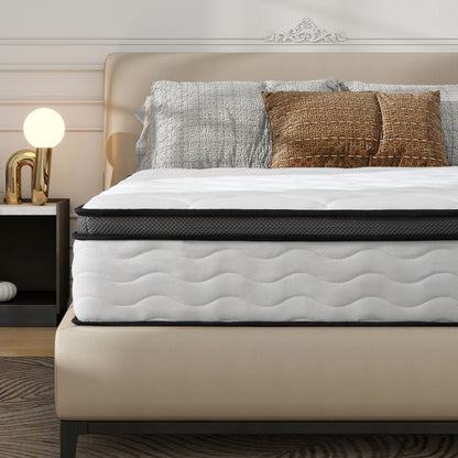 10" Hybrid Medium Firm Mattress With Memory Foam & Pocket Coils - The Sleep Loft - Online Mattress Showroom NYC