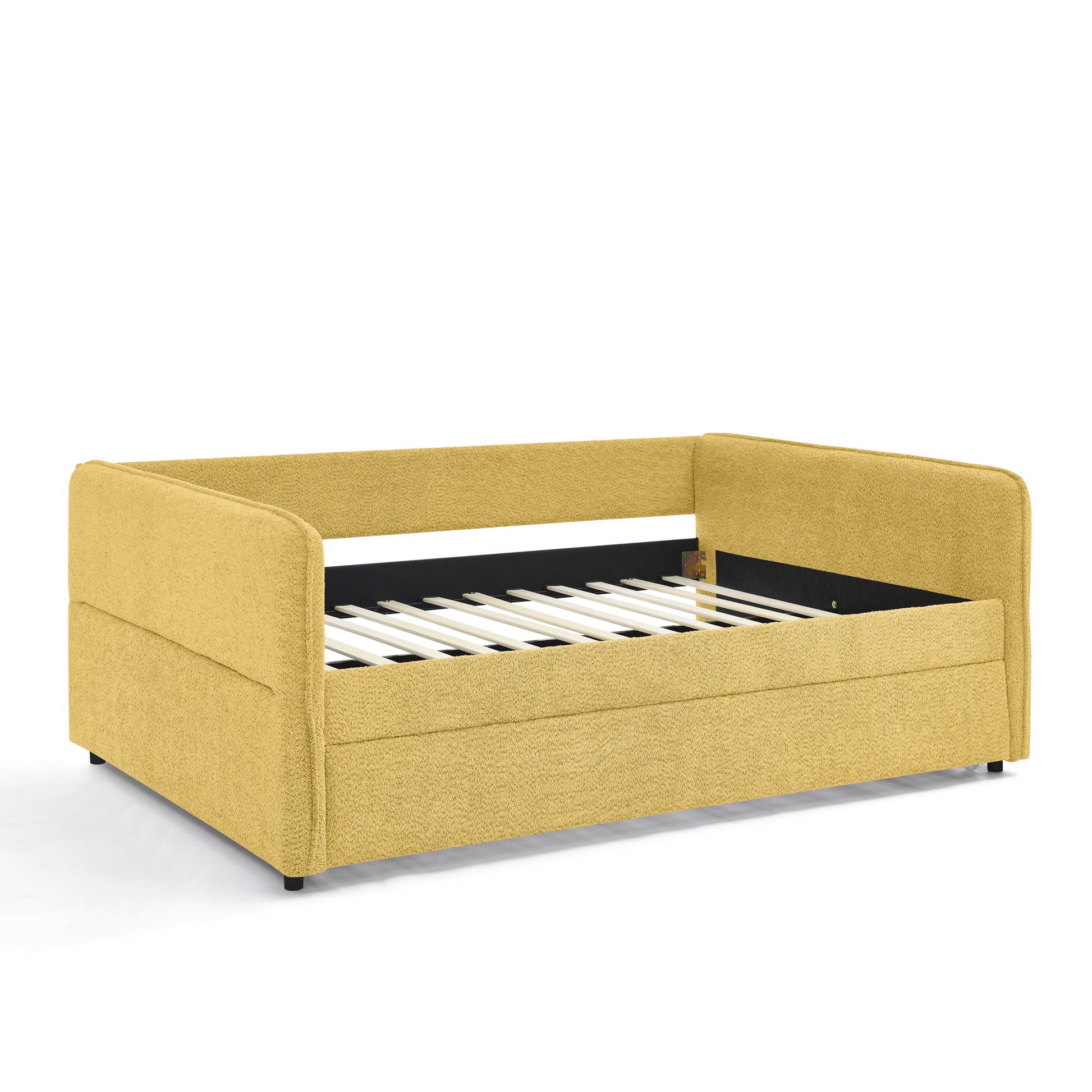 Upholstered Daybed With Pop Up Trundle - The Sleep Loft - Online Mattress Showroom NYC