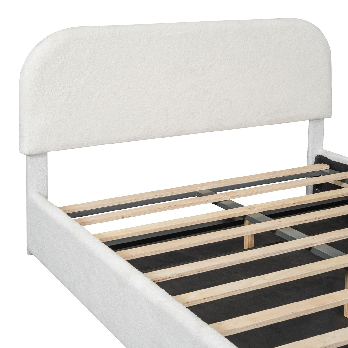 Upholstered Platform Bed With Hydraulic Storage System - The Sleep Loft - Online Mattress Showroom NYC