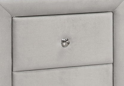 Nightstand, Storage Drawer Versatile Use, Upholstered, Transitional - The Sleep Loft - Online Mattress Showroom NYC