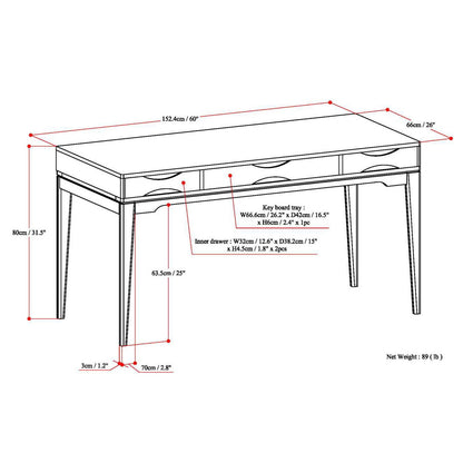 Harper - Handcrafted Desk - The Sleep Loft - Online Mattress Showroom NYC