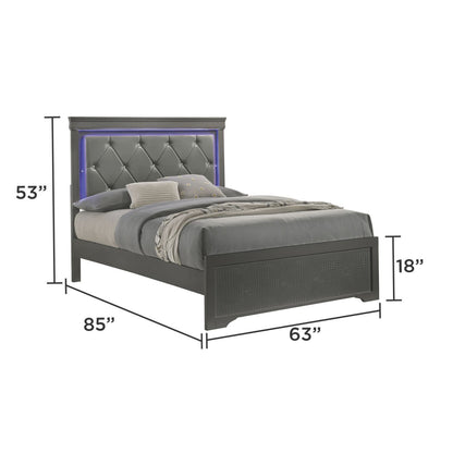 Blaze - Bed With LED Headboard - The Sleep Loft - Online Mattress Showroom NYC