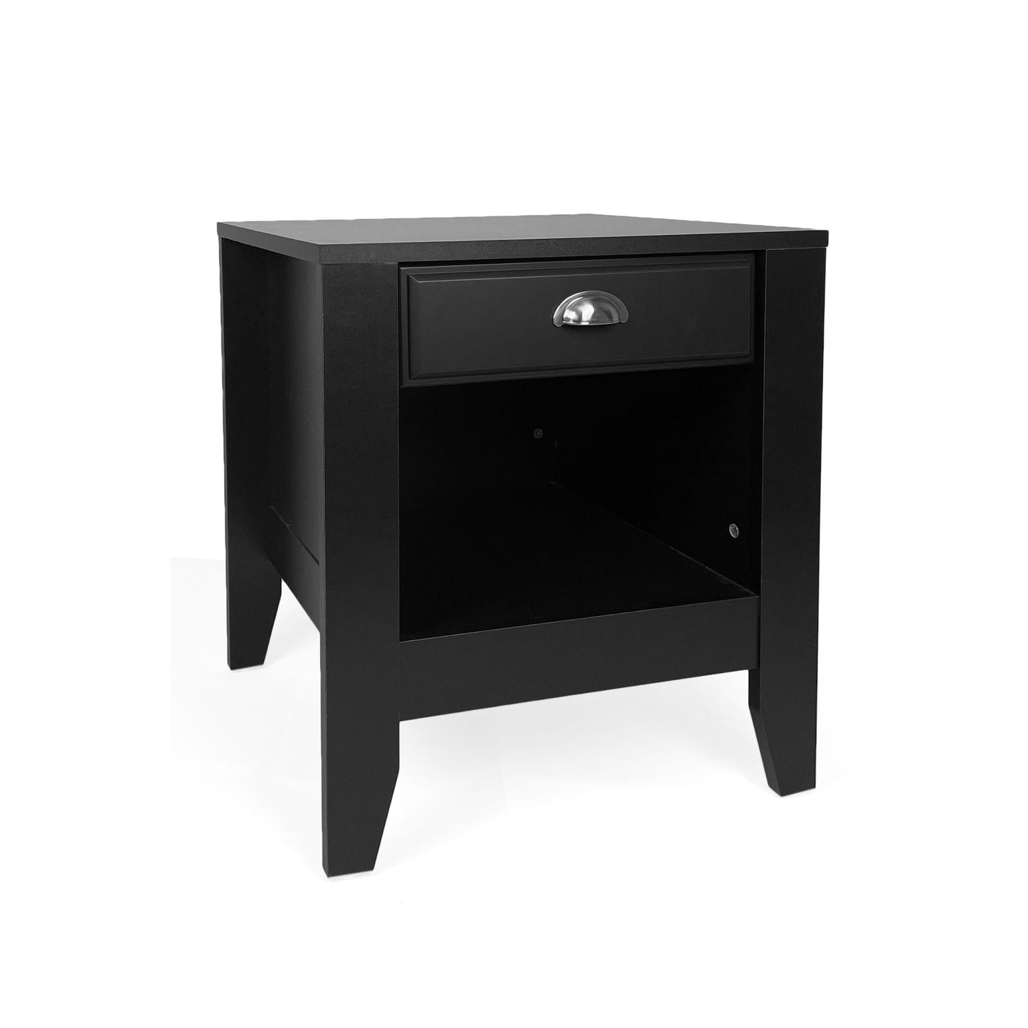 Cleary - Contemporary Nightstand With Drawer - The Sleep Loft - Online Mattress Showroom NYC