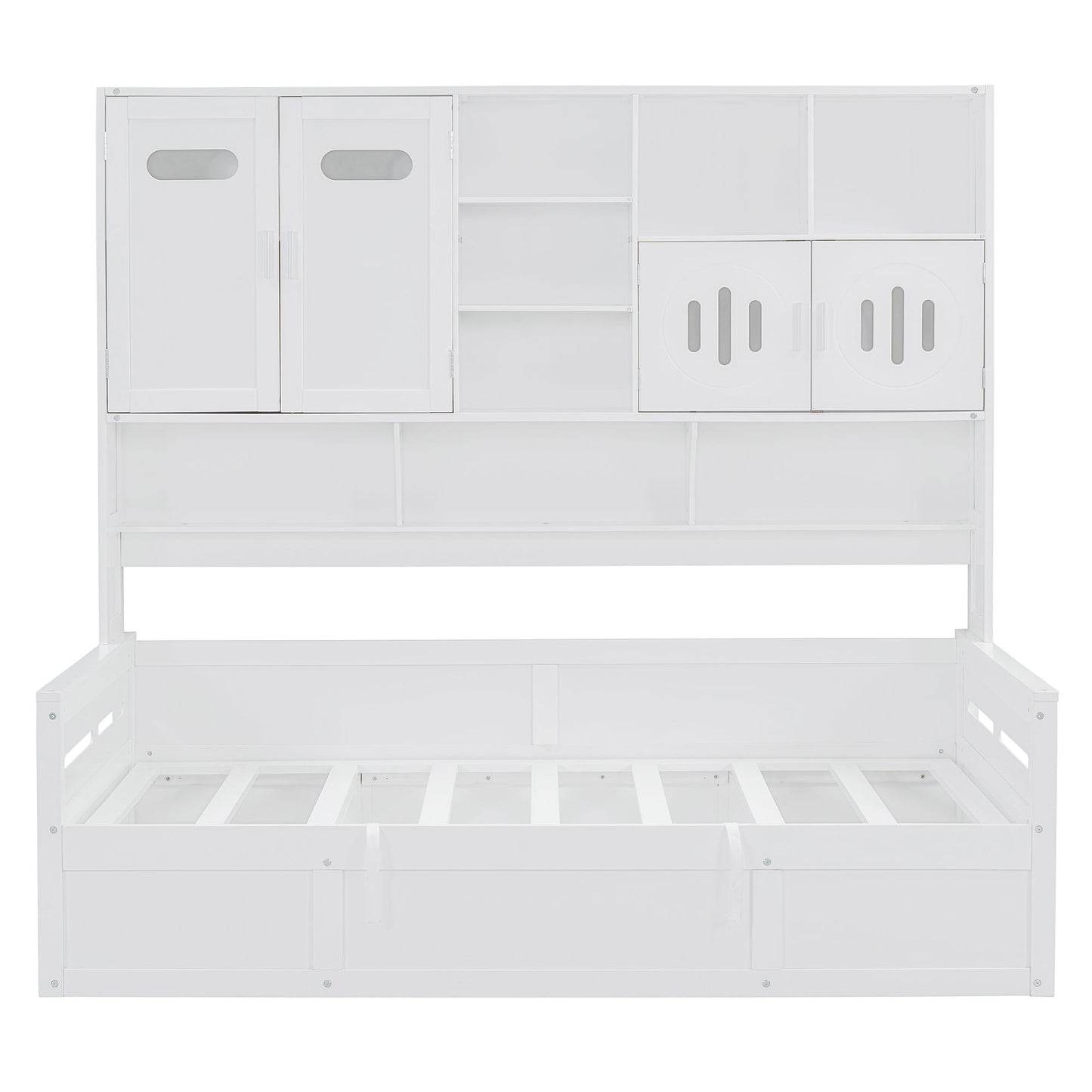 Daybed With All-In-One Cabinet And Shelf - The Sleep Loft - Online Mattress Showroom NYC