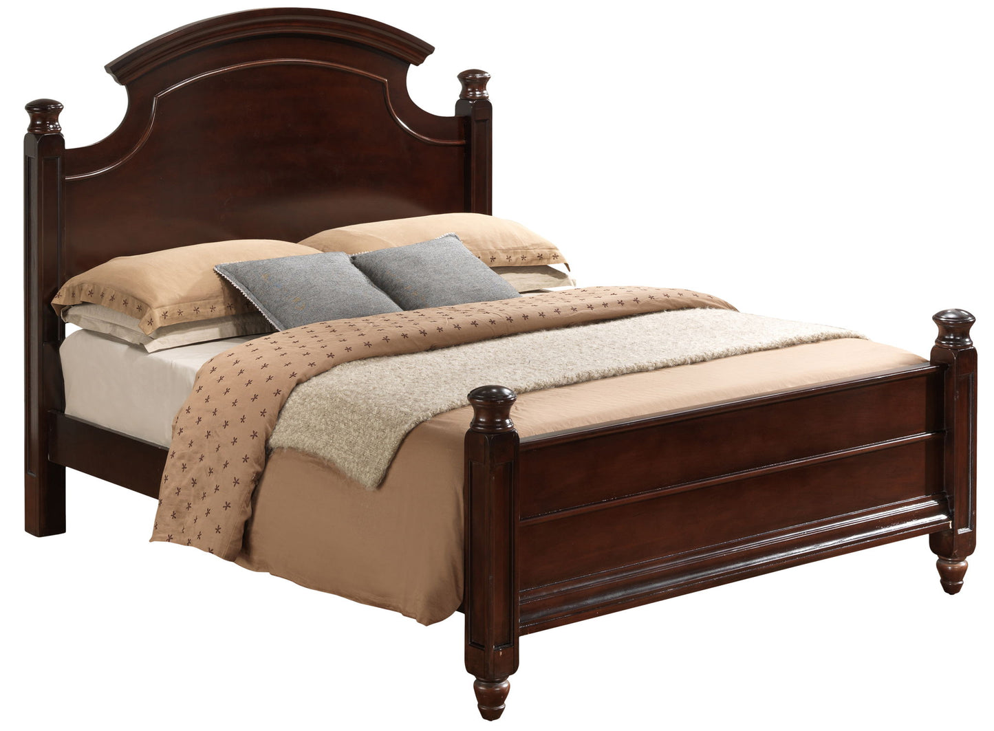 Bed Hand Carved Traditional - The Sleep Loft - Online Mattress Showroom NYC