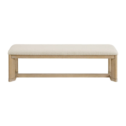 Upholstered Dining Bench - Brown - The Sleep Loft - Online Mattress Showroom NYC