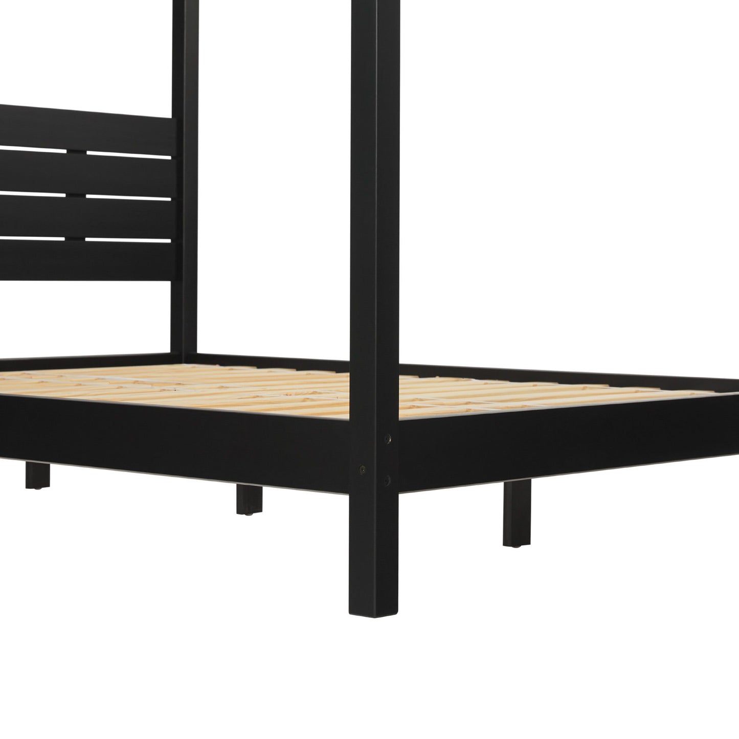 Canopy Bed Frame Modern Minimalist Boho - The Sleep Loft - Online Mattress Showroom NYC