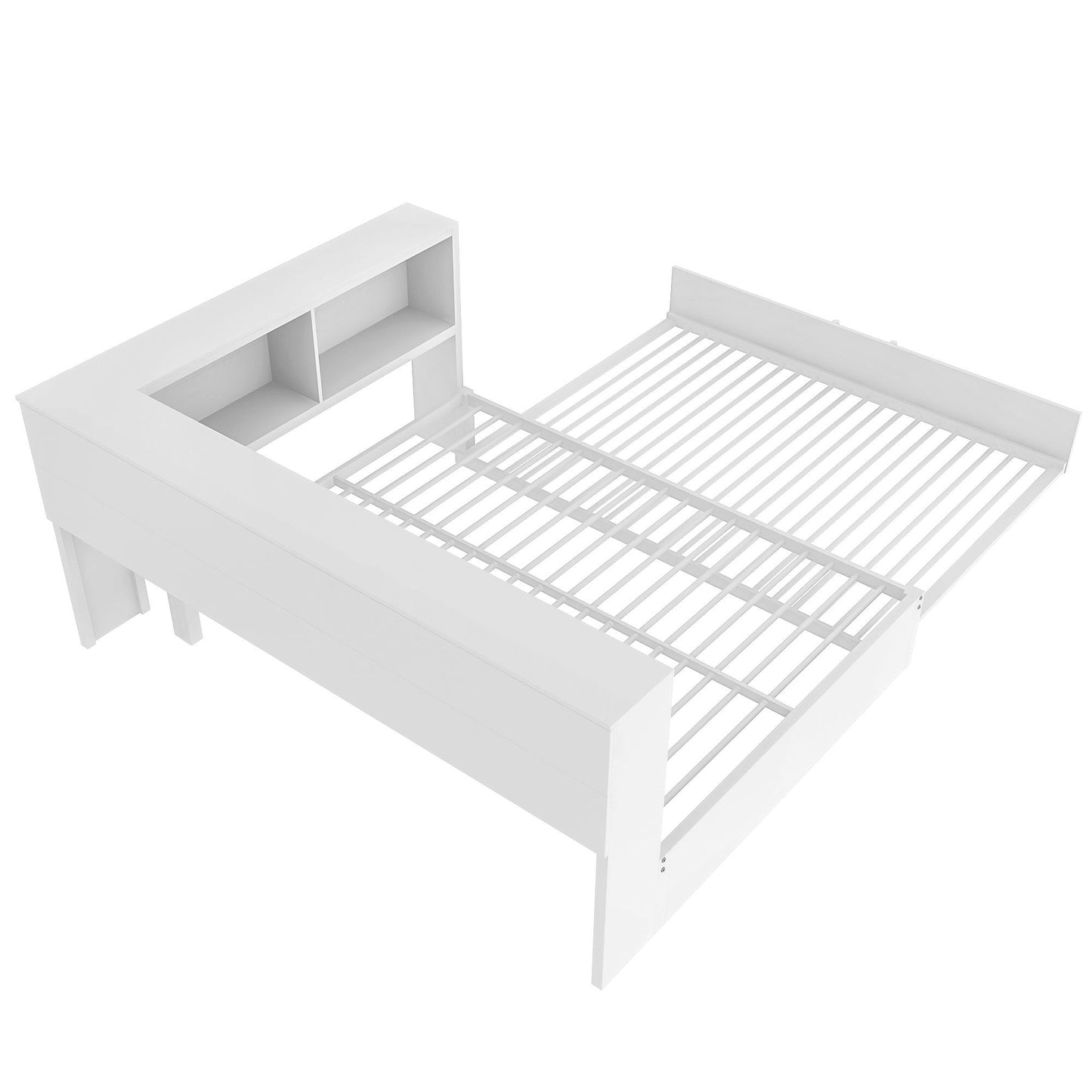 Daybed With Trundle, Storage Cabinets And USB Ports - The Sleep Loft - Online Mattress Showroom NYC