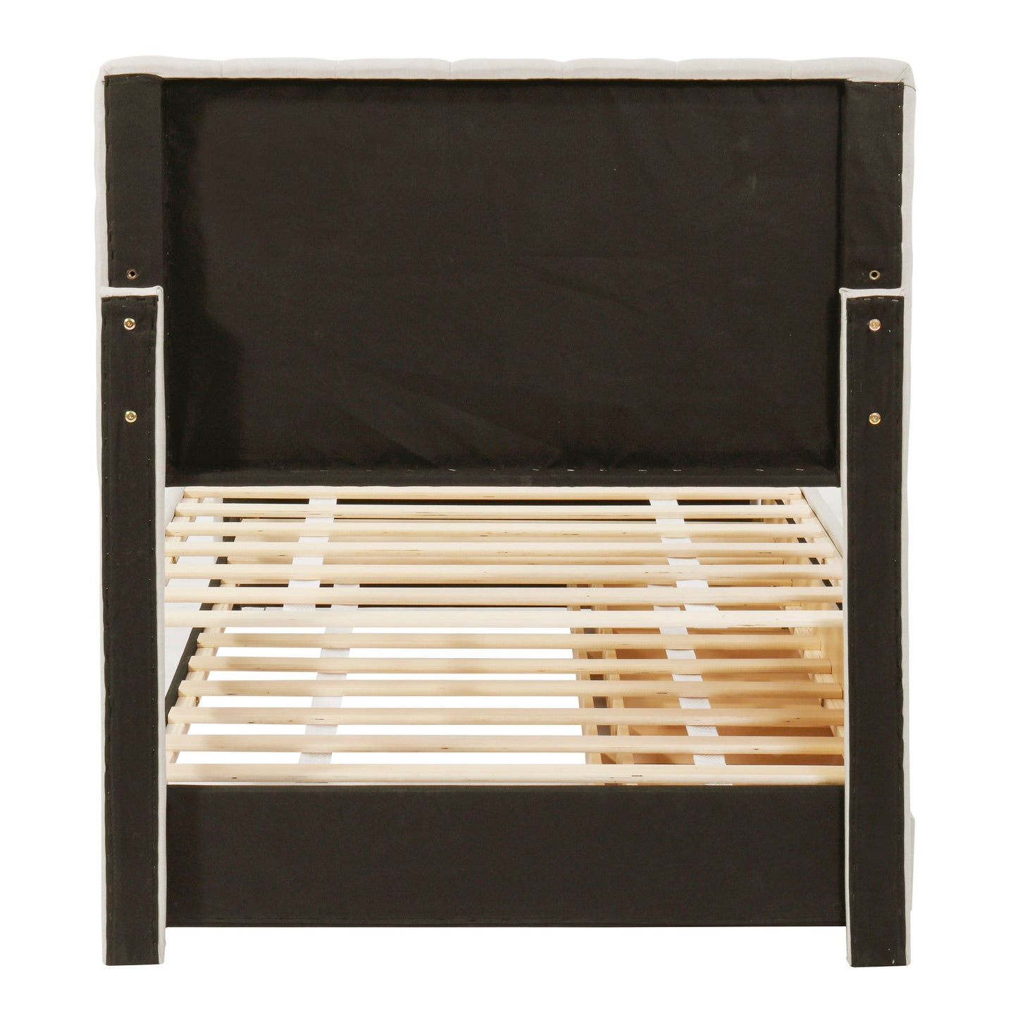 Upholstered Design Platform Bed With Trundle - The Sleep Loft - Online Mattress Showroom NYC