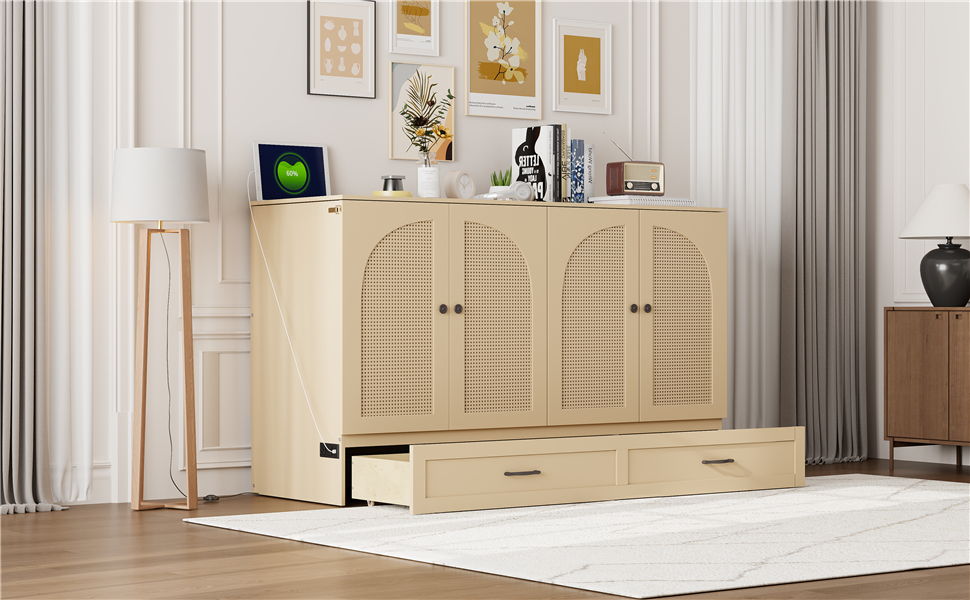 Murphy Bed With Large Drawers - The Sleep Loft - Online Mattress Showroom NYC