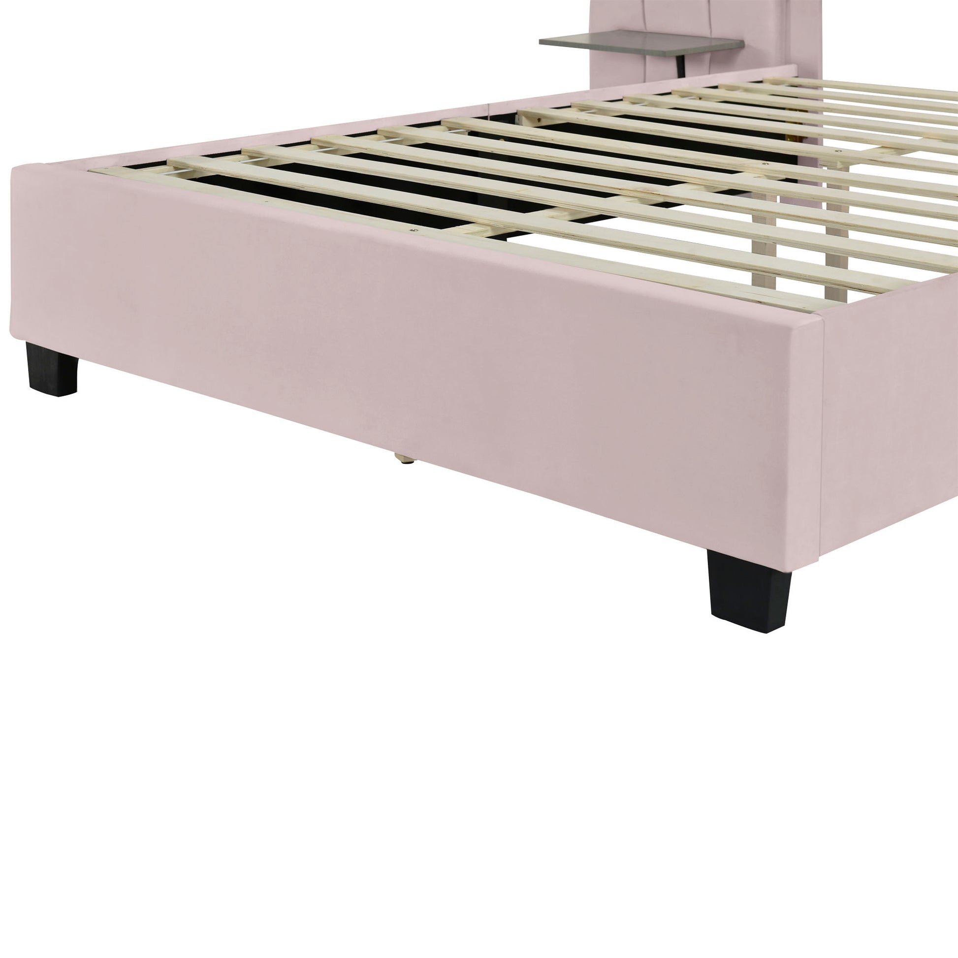 Upholstered Platform Bed With Big Headboard - The Sleep Loft - Online Mattress Showroom NYC
