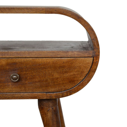Circular Open Bedside Nightstand - The Sleep Loft - Online Mattress Showroom NYC