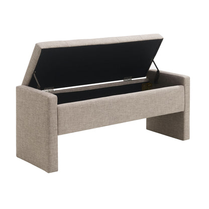 Modern Upholstered Large Bed End Bench With Storage - The Sleep Loft - Online Mattress Showroom NYC