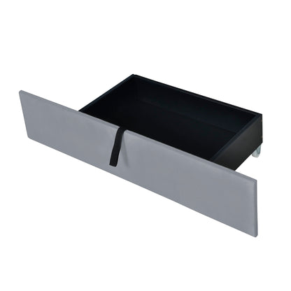 Platform UpholsteredBed With 2 Drawers And Twin Long Trundle - The Sleep Loft - Online Mattress Showroom NYC