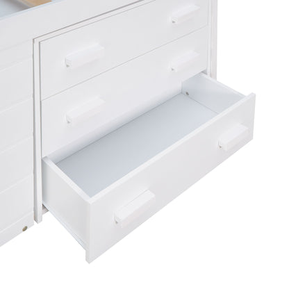 Loft Bed With Cabinet And Shelf - The Sleep Loft - Online Mattress Showroom NYC