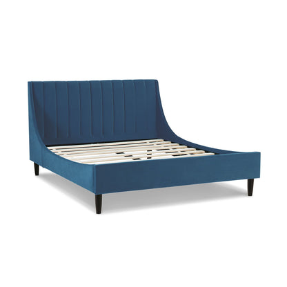 Aspen - Vertical Tufted Modern Headboard Platform Bed Set - The Sleep Loft - Online Mattress Showroom NYC