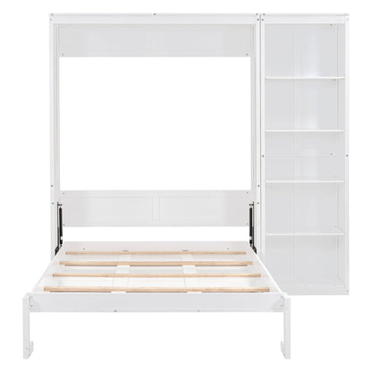 Murphy Wall Bed With Shelves - The Sleep Loft - Online Mattress Showroom NYC