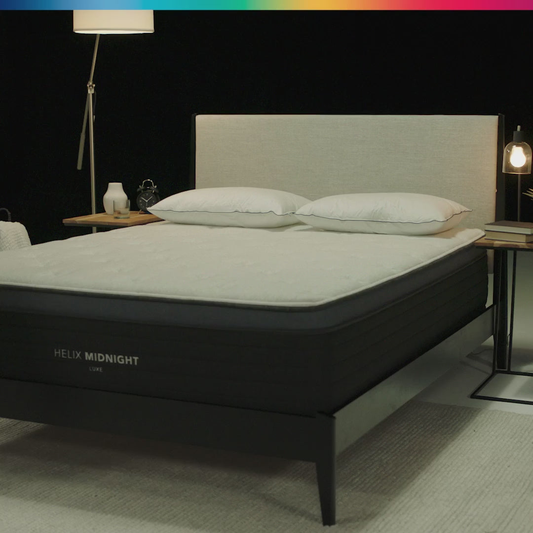 Load video: The Helix Luxe Mattress Collection